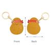 Bamen Bug Club Cartoon Access Control Card Leather Case Keychain Creative Cute Girl Key Pendant Bag Hanging Personalized Gifts