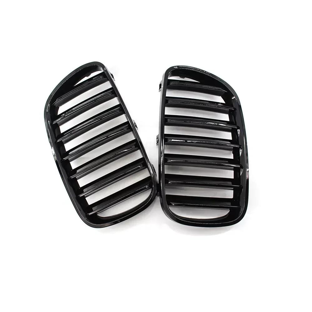For BMW X3 E83 2007 2008 2009 2010 Car Grille Front Bumper Kidney Racing Grill Black 51113420087 51113420088 Accessories Parts