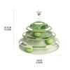 Cat Toy Interactive Roller Tracks Tower Turntable Ball with Teaser Pet Toy