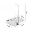 Stainless Steel Pot Lid Holder Kitchen Storage Rack for Utensils And Dish Storage Multi-Functional Home Use Organizer
