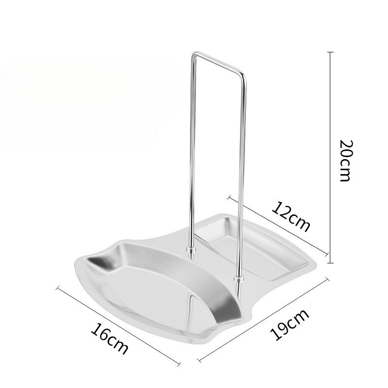 Stainless Steel Pot Lid Holder Kitchen Storage Rack for Utensils And Dish Storage Multi-Functional Home Use Organizer