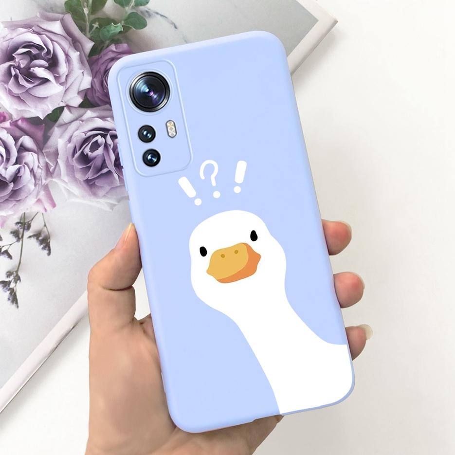 For Xiaomi Mi 12 Lite 5G Case Cute Fashion Cartoon Cover Soft Silicone Phone Case For Xiaomi Mi 12 12X Mi12 Pro 5G Fundas Bumper