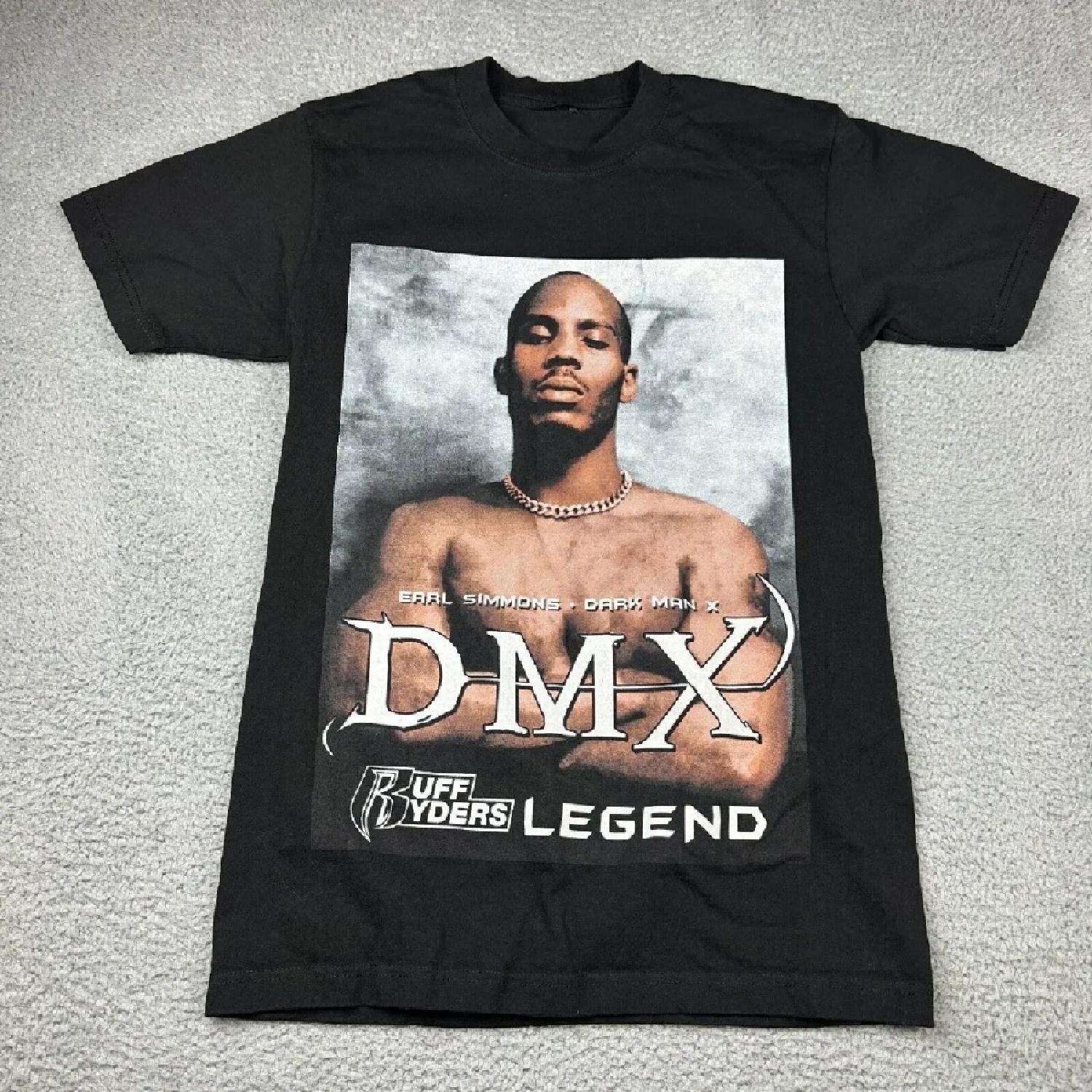 

Dmx D M X Ruff Ryders Legend 90 Äôs Rap T Shirt Black Men Size Medium S