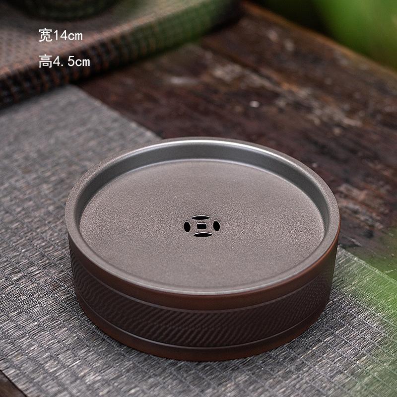 

Юньнаньская фиолетовая керамика Высококачественная чаша с крышкой Саньцай Чайная чаша Чашка для чая Набор для чая Кунг-фу из фиолетовой глины Бытовой Полуручной горшок с подставкой Одинарный