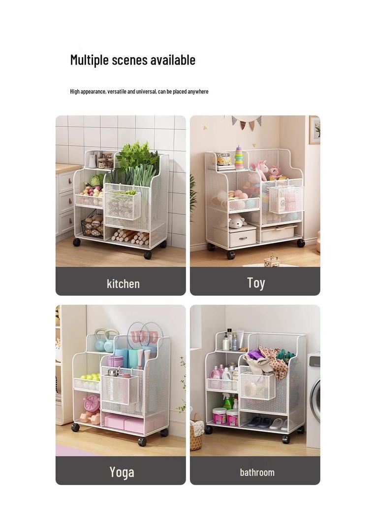 Multi-functional Kitchen Storage Rack: Multi-layer Basket for Fruits, Vegetables, Onions, Ginger, and Garlic