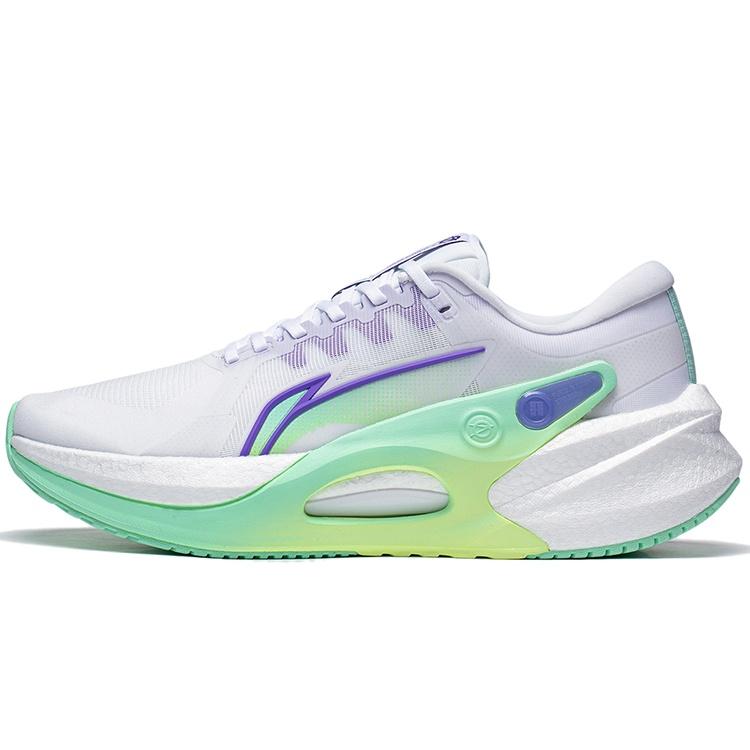 Li-Ning Furious Rider 7  White Purple Green  Men s ARZT003-18 EU 41