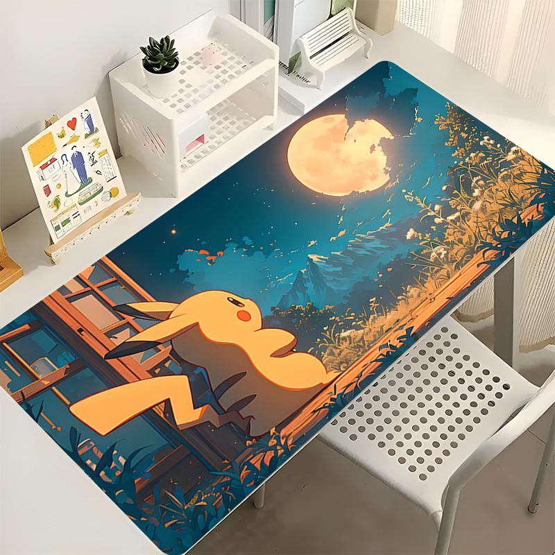 Mouse Pad Size Gamer Keyboard Pad Computer Gaming PpokemonS Extended Mousepad Office PC Accessories Kawaii Extended Desktop Mat 800x300x2mm