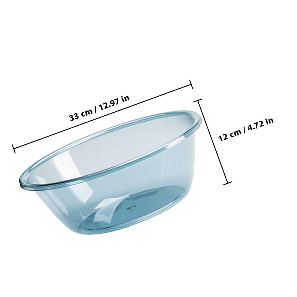 Clear Plastic Washbasin Transparent Pet Face Washing Basin Multipurpose Bathroom Kitchen Household Laundry Washing Tub