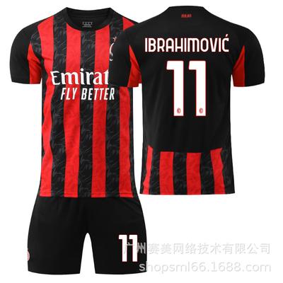 2025-2026 AC Milan Home Jersey No.10 Leao No.79 Filippo No.11 Ibrahimovic No.14 Modric Kaka
