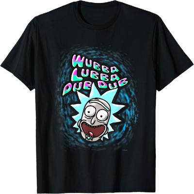 Rick a Morty Wubba Lubba Dub Dub Pánské Kreslené Módní Tričko