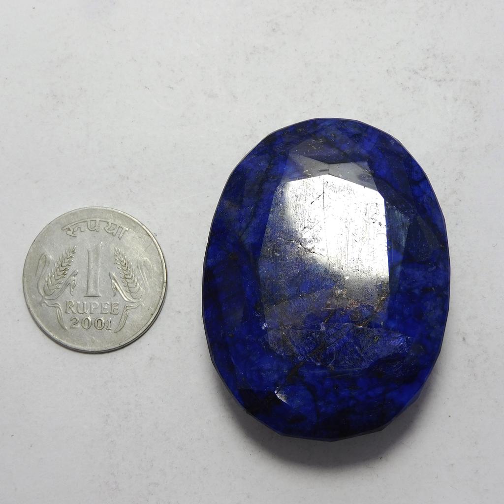 433.75 Carat Blue Sapphire Natural Excellent Oval Cut CERTIFIED Loose Gemstone
