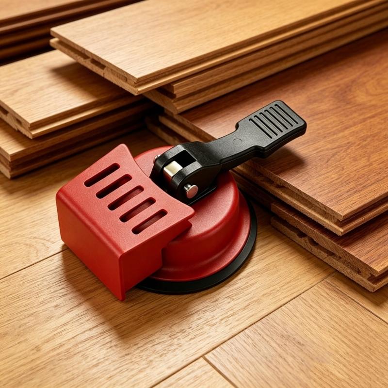 Floor Gaps Repair Suction Cup Lifter, Manual Wood Flooring Gaps Puller with Vacuum Lock Handle for Laminate Floor Installation