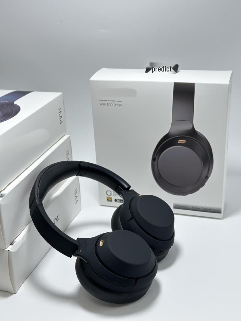 WH1000XM4 Noise Cancelling Bluetooth Over-Ear Headphones - New Model, Stereo, Wireless, Ideal for Sports and Calls