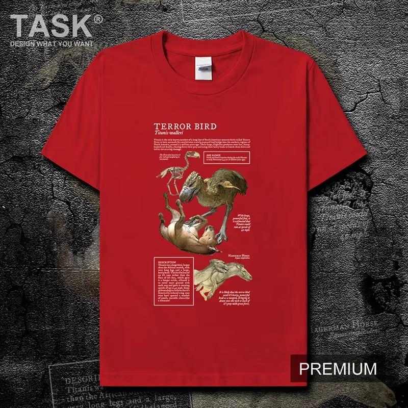

Extinct Species Phorusrhacidae Animal Natural Science Creative TShirt Cotton ONeck Short Sleeve Unisex T Shirt New Size S3XL S