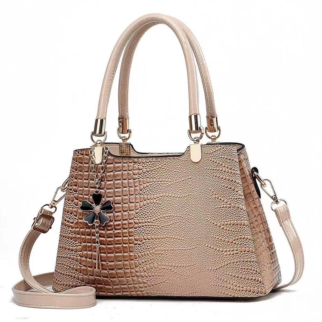 

Trendy Large Capacity Women s Tote Bag In Chic Black Coffee And Pink Colors Perfect For Summer