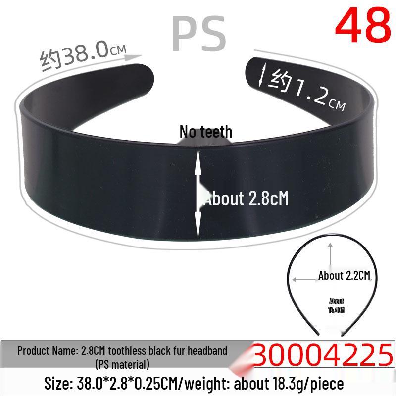Unisex Invisible Sports Iron Headband - Korean Style Wave Hair Clip.