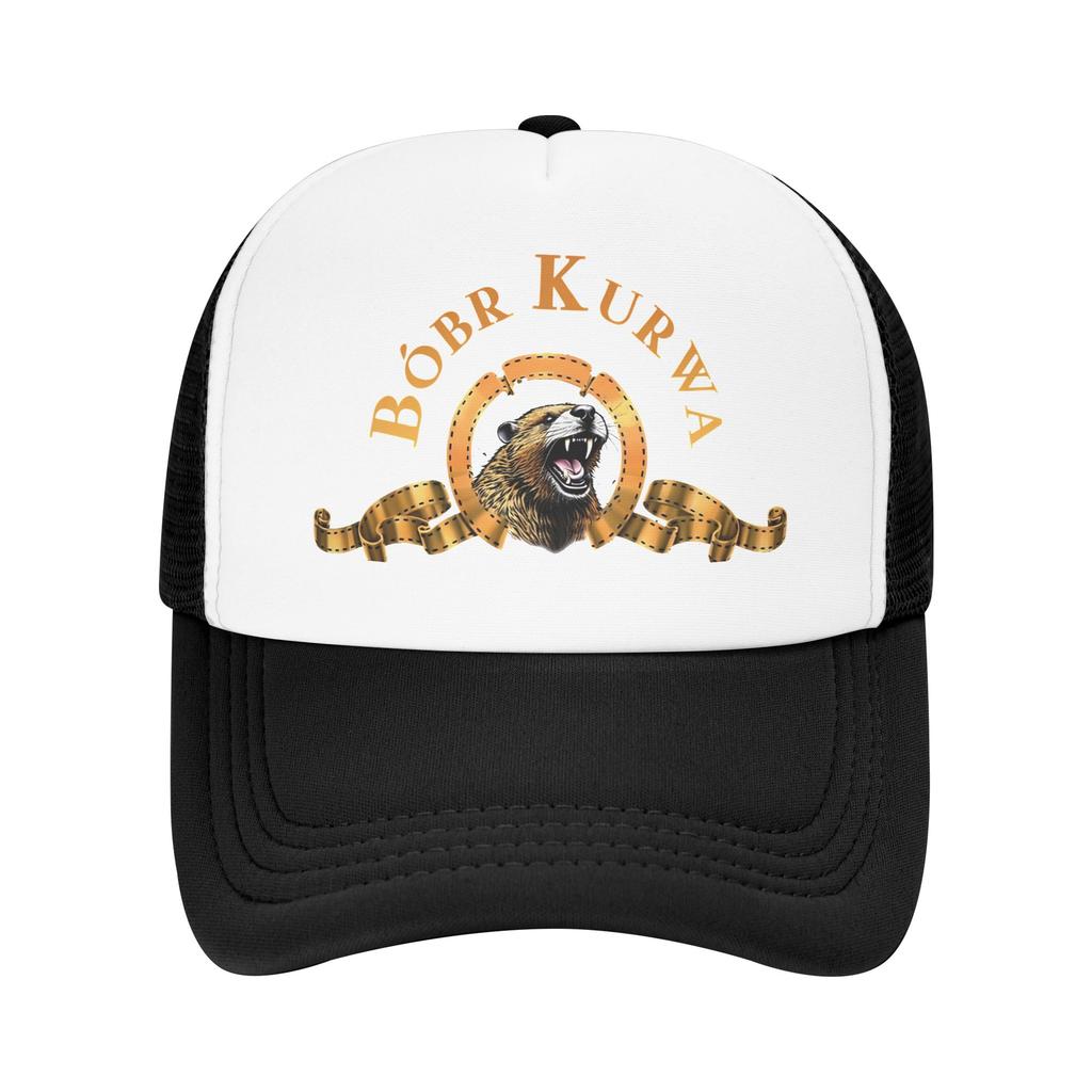 Mesh Sun Hats Bober Kurwa Bobr Kurwa Summer Trucker Hat For Men Adult Street Style Adjustable Running Hippie Baseball Cap