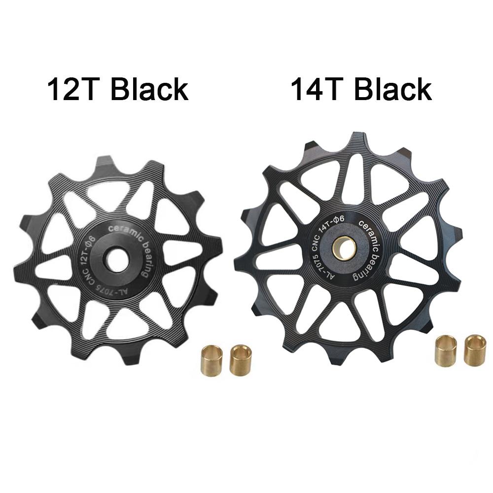 2 szt. 12T 14T Rowerowe Łożysko Ceramiczne Kółko Przerzutki Tylnej Rolka Prowadząca Napinacz Do SHIMANO SRAM DEORE GX Kółko Napinające Części Rowerowe