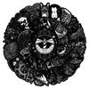 10/30/50pcs Horror Gothic Black White Art Stickers Vintage Aesthetic Sticker Suitcase Phone Helmet Car Cool Cartoon Decals Pack