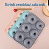 Silicone 6-Cavity Round Donut and Cookie Mold for DIY Baking