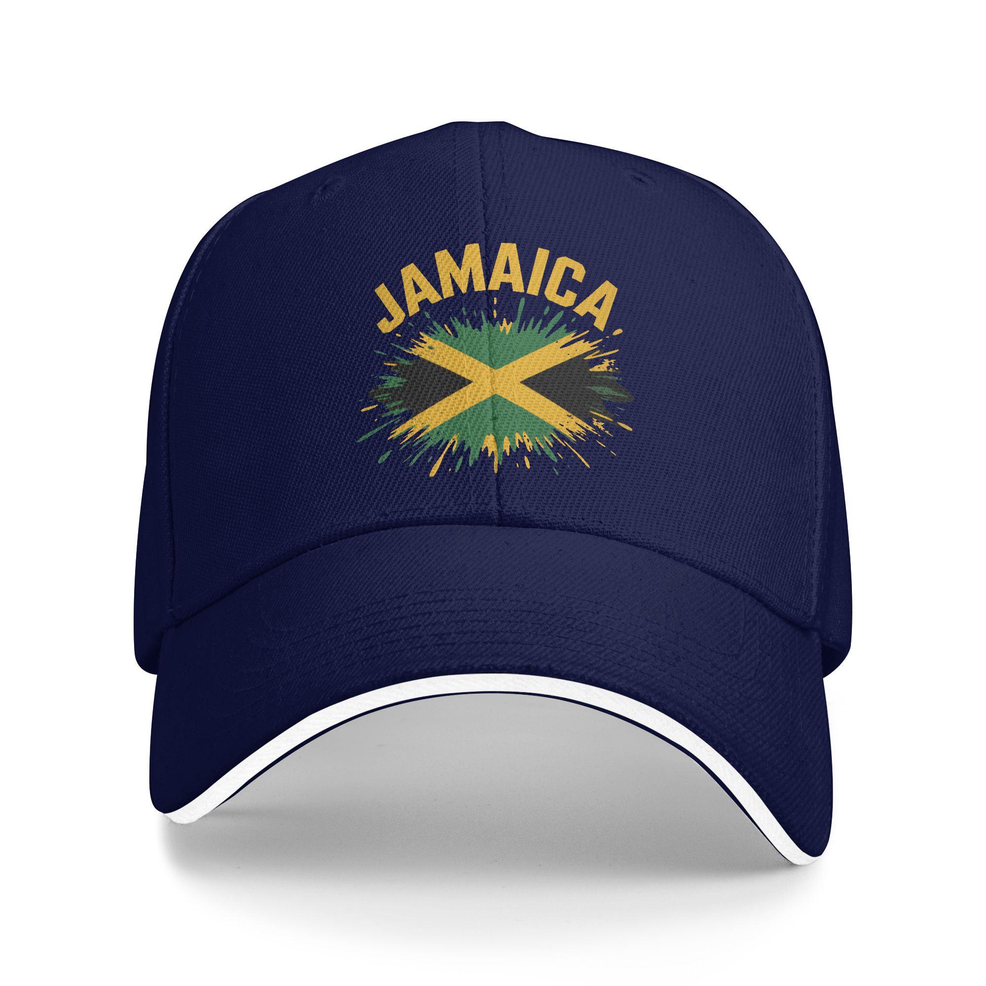 

Jamaica Bound Jamaican Flag Travel Vacation Holiday Baseball Cap Cool Hip Hop Hats Summer Unisex Men Tennis Skate Baseball Caps As Picture темно-синий