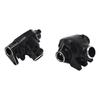 RC Crawler Front Rear Axle Center Housing Kit Aluminum Alloy Black for Axial SCX10 Pro 1/10 Remote Control Crawler Car