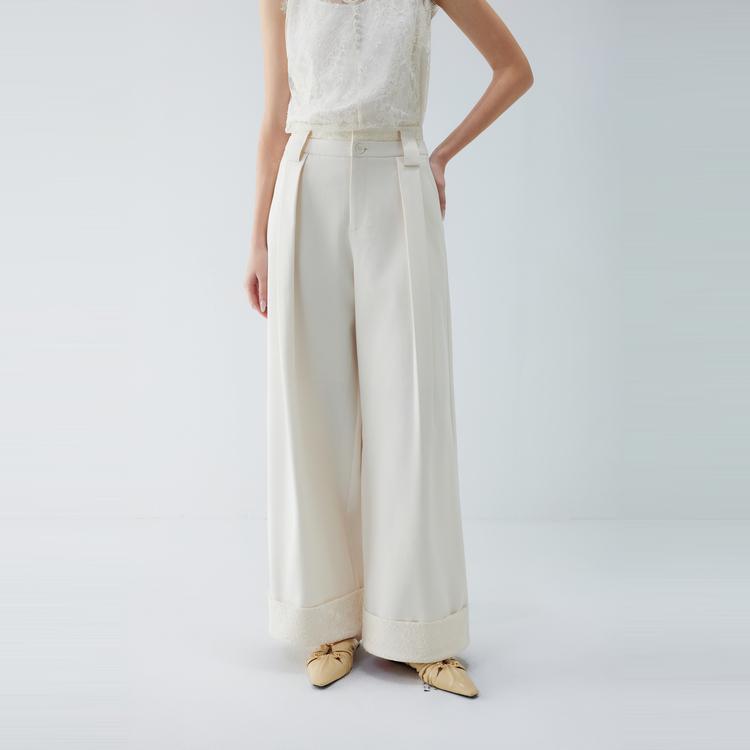 ELLE Commuter Simple Comfortable Versatile Casual Pants Women Bottoms EK51660