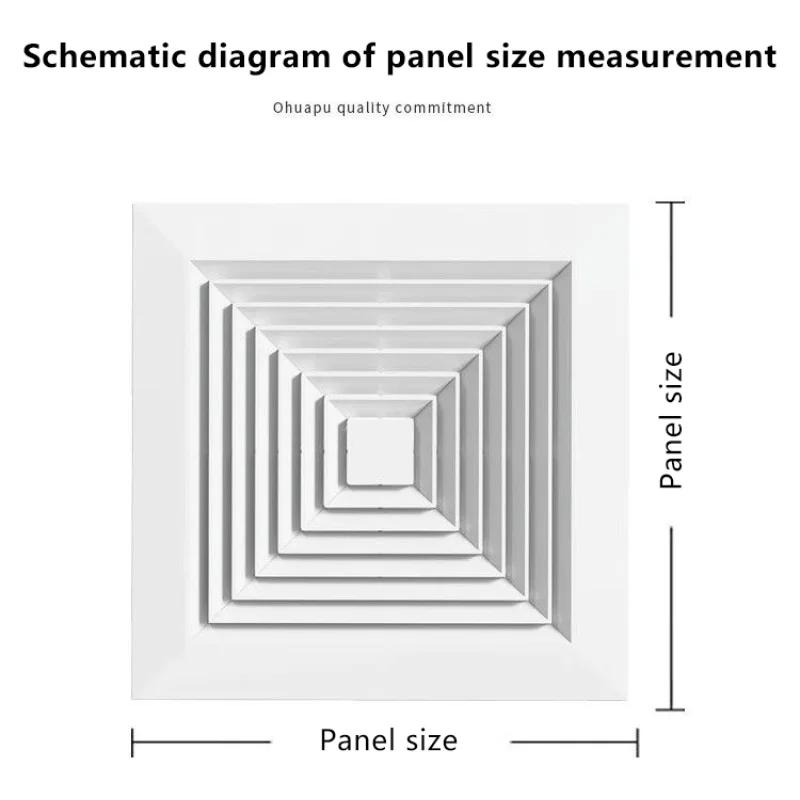 Ceiling Exhaust Fan For Kitchen Bathroom Strong Suction Silent Ventilation Fan With Pure Copper Motor/Energy Saving Design