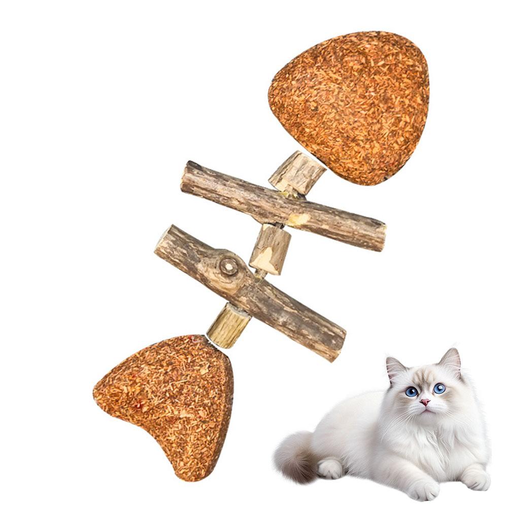 

Creative Fish Bone Cat Toy Cat Chew Interactive Toys Kitten Cleaning Teeth For Cats Pet Supplies Accessories