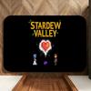 Game S-Stardew V-Valley Floor Mat Soft Flannel Entrance Door Mat Non Slip Absorbent Bathroom Bedroom Floor Rug