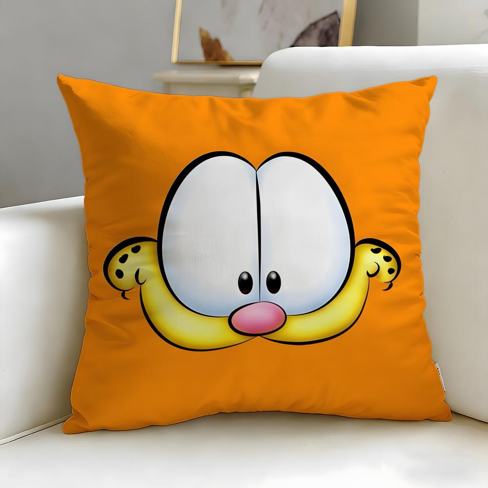 

Классическая мультяшная наволочка Гарфилд Мягкая Легко стираемая Наволочка Универсальная для Дивана Кровати Путешествий и Офиса 30X30cm