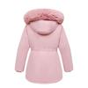 Girls Down Cotton Jacket 2025 New Winter Children Clothing Girl Mid-Length Three-Proof Coat Warm overcoats