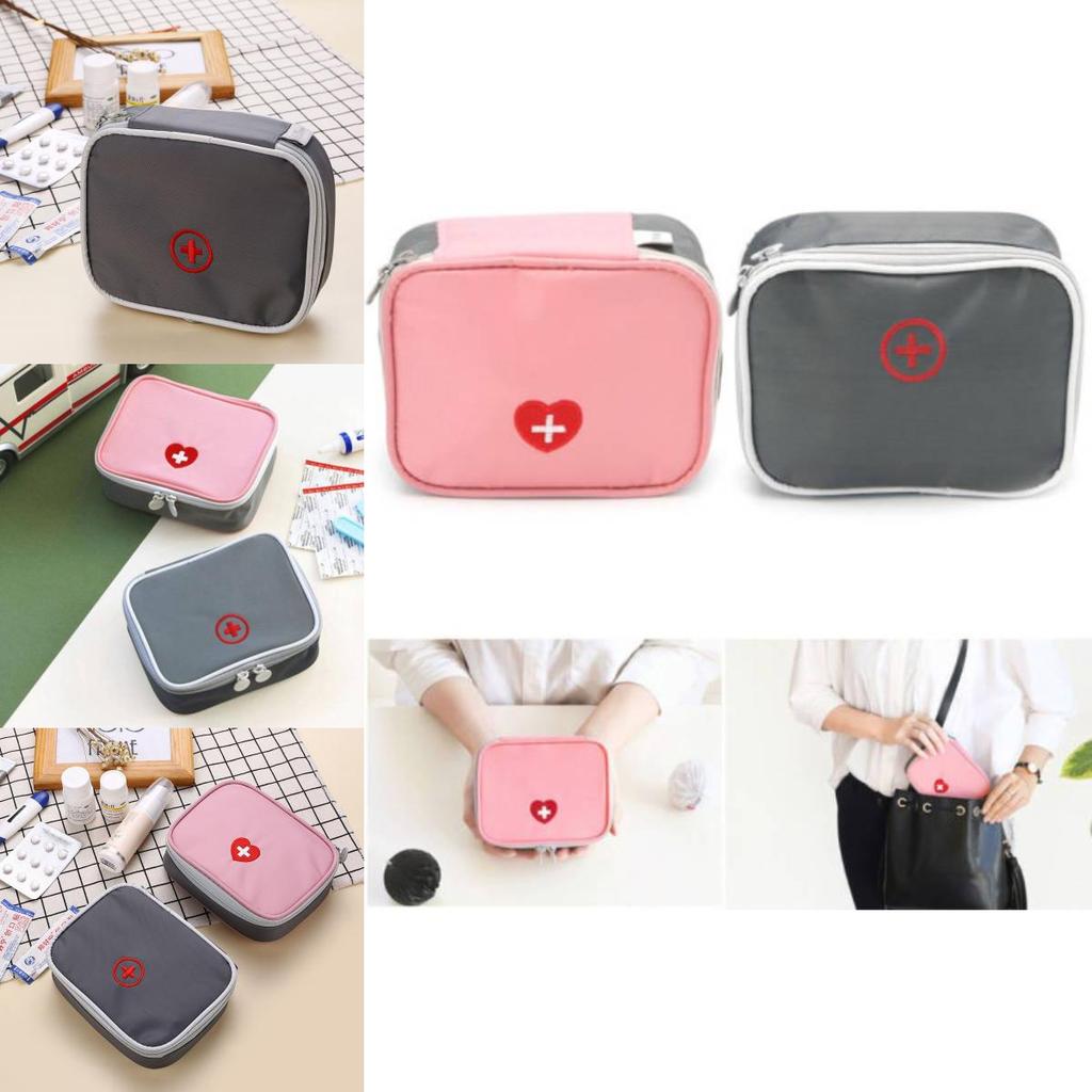 Durable Portable First Aid Kit Bag For Travel With Modern Simple Style And Polyester Material