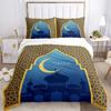 Muslim Prayer Kawaii  Bedding Sets New Greek Key Meander Duvet Cover Sets Bed Linens Queen King Size Modern Geometric Bedspread