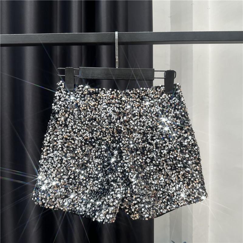 Autumn Sequin Three-Point Shorts Hot Pants for Women