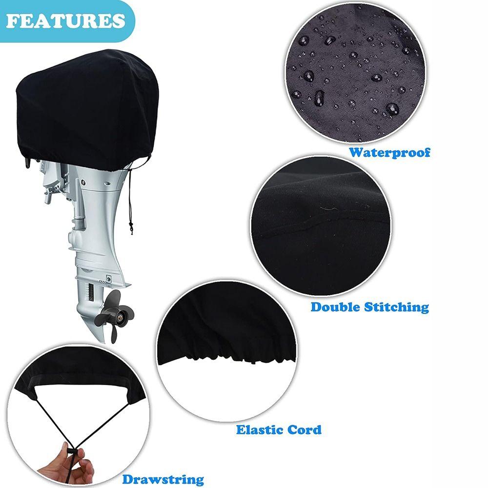 Anti-scratch Motor Engine Boat Cover 210D Oxford Cloth Waterproof Cover New Dust Cover