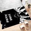 Custom Venom Mat Personalized Name, Polyester Washable Indoor Entryway Rug, Gift for Christmas, Easter, Thanksgiving Day