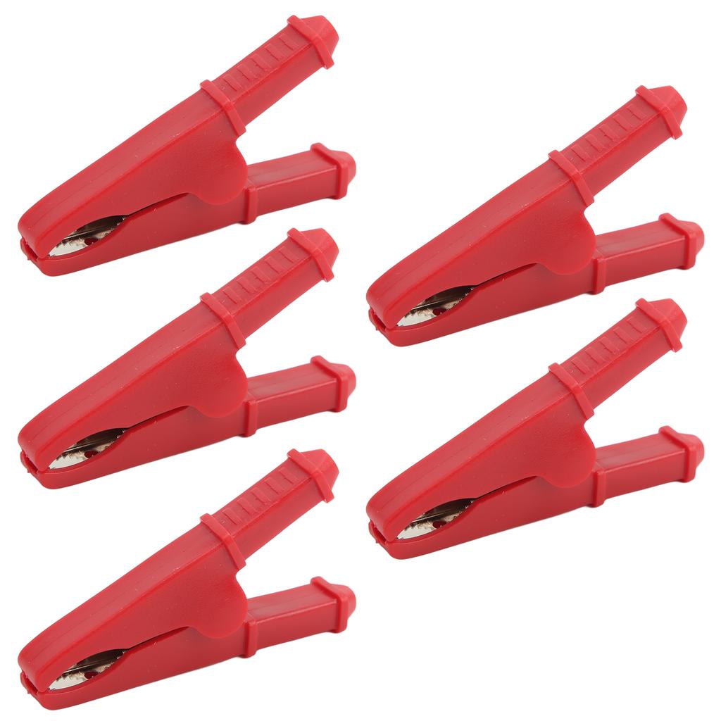 5Pcs Power Test Clip Good Electrical Conductivity Corrosion Resistance Electrical Mini Test Clamp Clips for Electronic