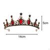 Baroque Style Queen Crowns Wedding Headband Costume Rhinestone Tiaras for Valentine'S Day