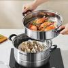 Supor True Flavor 304 Stainless Steel Double-Layer Steamer