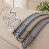 Pure Cotton Sofa Cushion Universal In All Seasons, New Wavy Edge Non-Slip Cover, Light Luxury, High-End Cover Cloth Towel, Seat Cushion