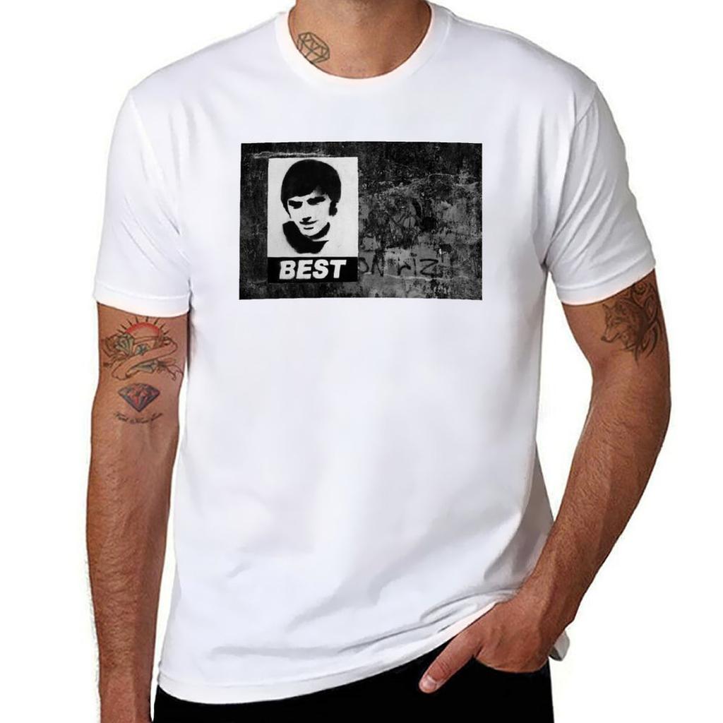George Best Mono TShirt Sporty Breathable Short Sleeve TShirt