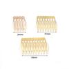 10pcs Simple Hairpins Hair Combs Metal 5 8 10 Teeth Bridal Hair Comb For Women Bridal DIY Wedding Hair Pins Headwear Accessories