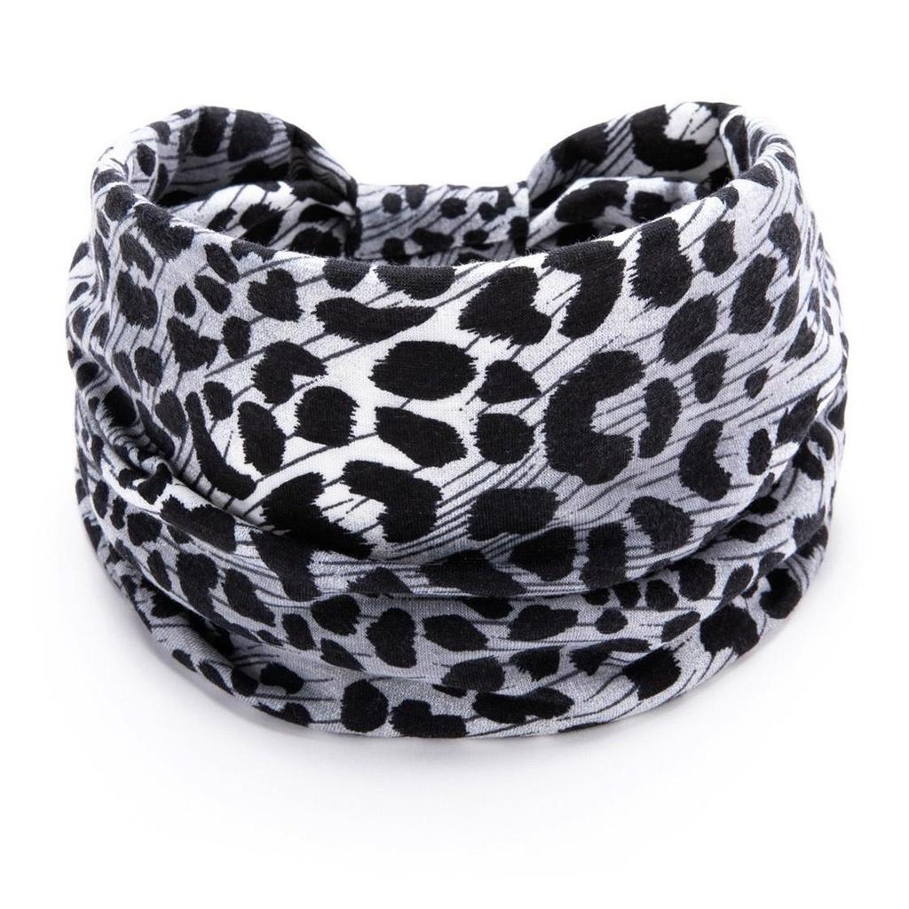 Bohemian Sweat-Absorbing Elastic Cotton Headband for Women - European & American Yoga Sport Hair Accessory