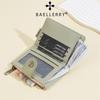 Baellerry Flowers Print Women Fashion Short Wallets Artificial Leather Zipper Coin Purse Money Pack