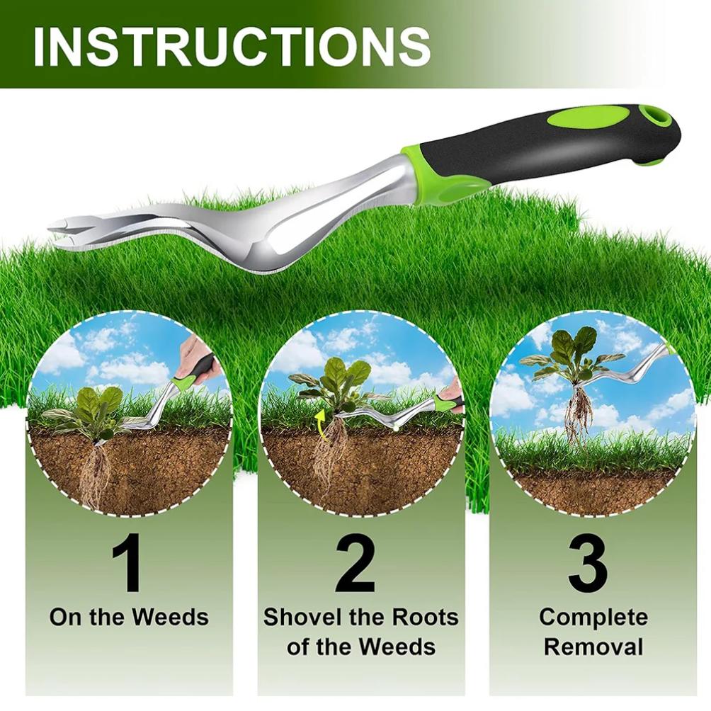 Hand Weeder Tool Weed Puller Tool For Garden Weeding Digger Tool With Ergonomic Handle For Weed Removal Farmland Transplantation