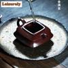 200ml Yixing Purple Clay Teapot Famous Handmade Drunken Plum Filter Pot Raw Ore Purple Eggplant Mud Kettle Chinese Zisha Tea Set