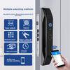 Smart Lock 3D Visual Intercom Facial Recognition Smart Door Lock Automatic Fingerprint Lock Household Wooden Door Lock Password Lock
