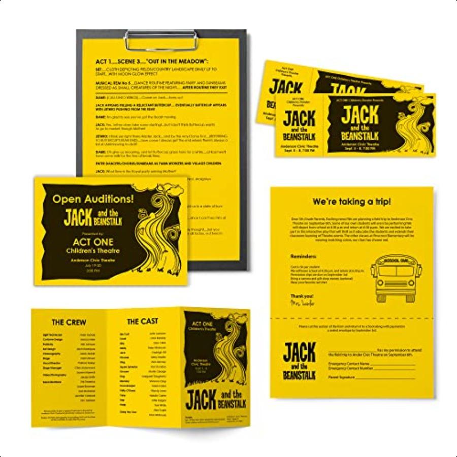 Neenah Astrobrights Bright Color Paper 8 1 2in. X 11in. 24 Lb FSC Certified Solar Yellow Ream Of 5 Sheets 21538