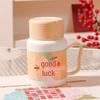 Baizi'en A52 Creative Ceramic Mug with Lid